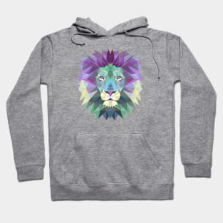 Polygonal lion head t-shirt Hoodie